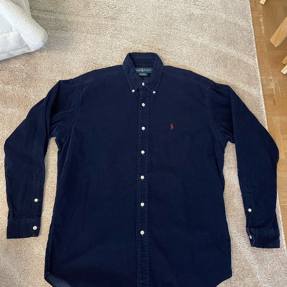 Ralph Lauren Men's Navy Blue Shirt